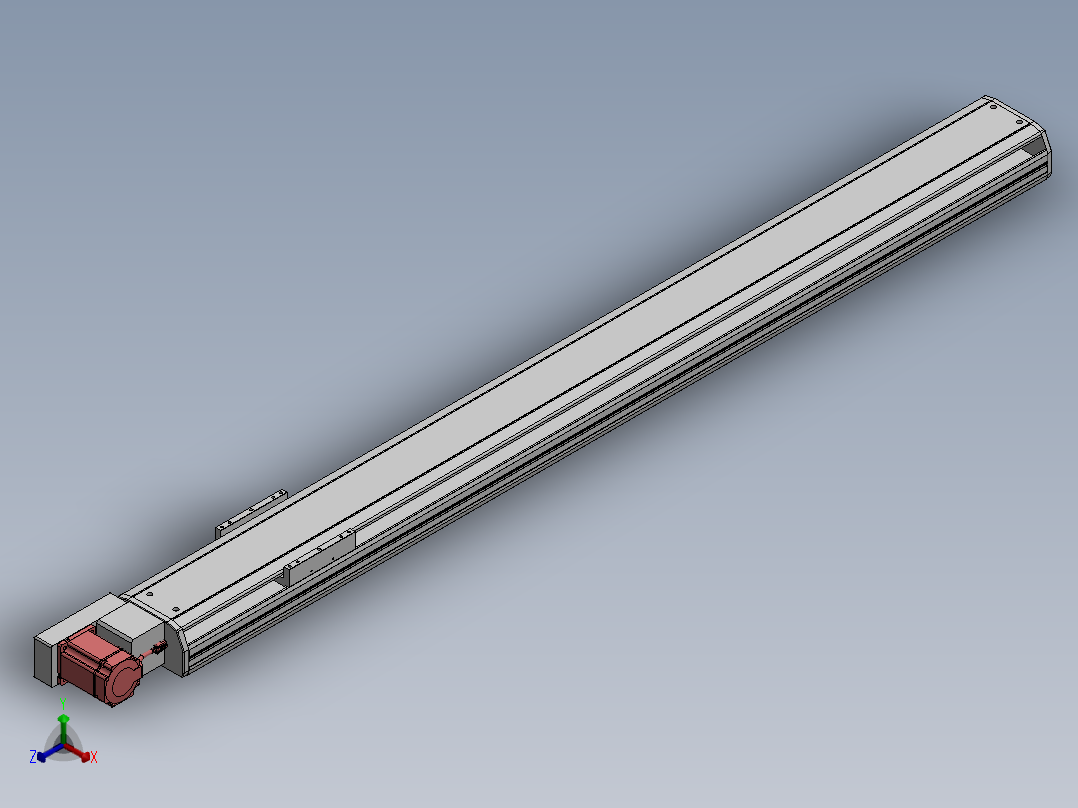 精密模组MT170-L125-1700-L-M75-C4正等轴测图