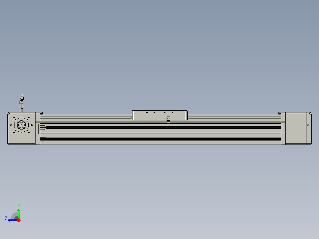 威洛博直线电机模组EB20-L224-S750-R-ZP75-MS3-5K右视图