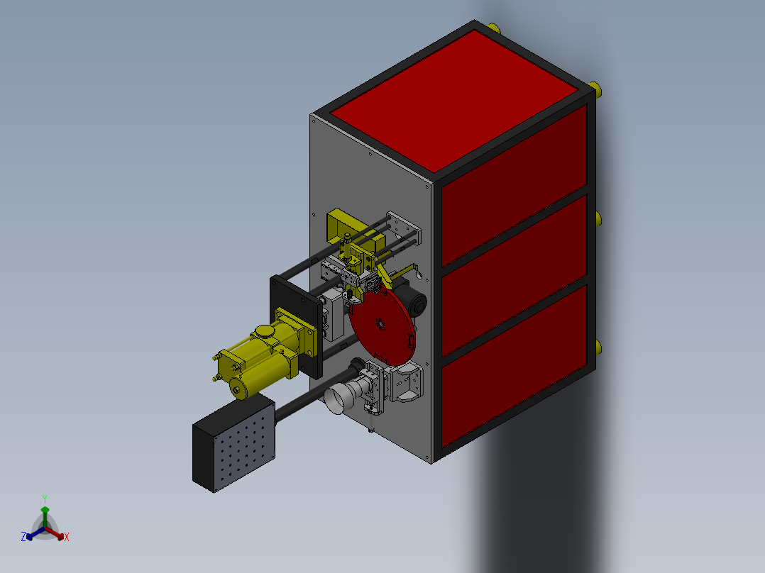 全自动多功能压力机sw17可编辑正等轴测图