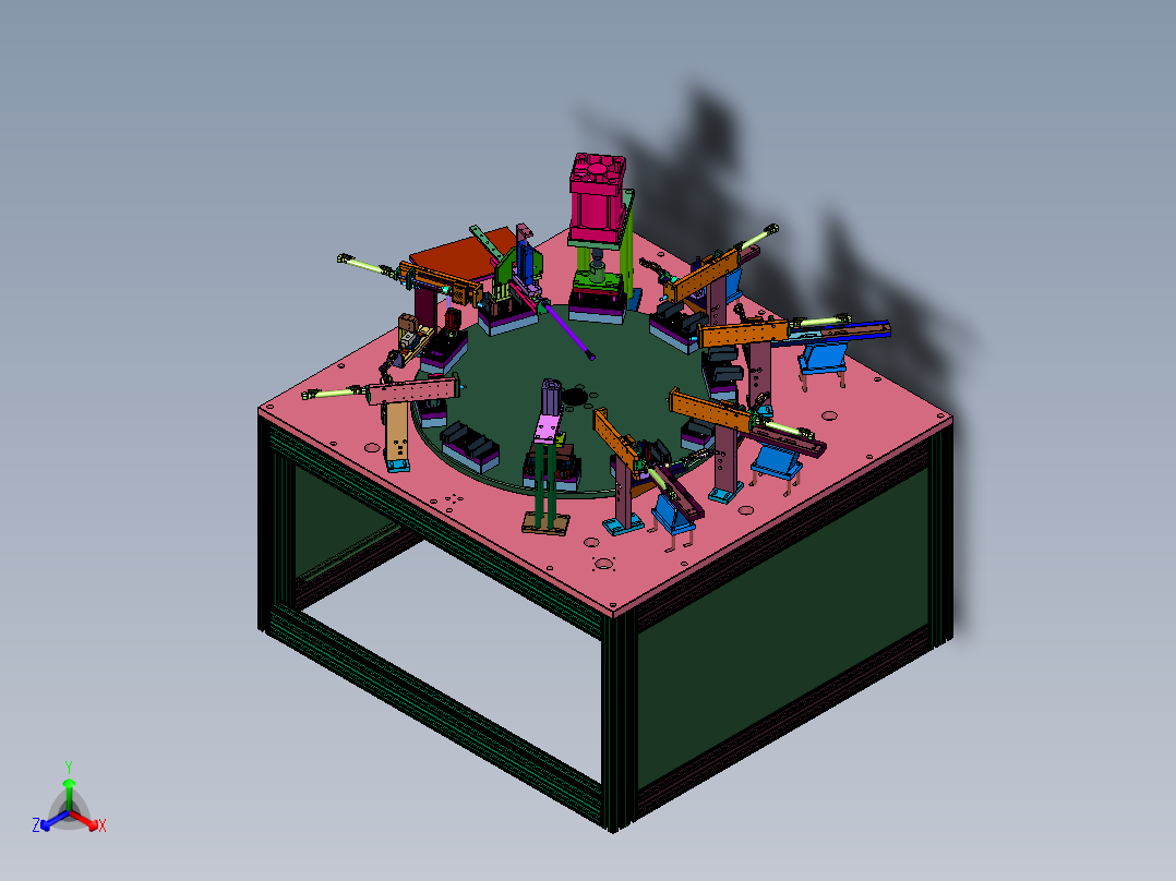 L型万能充电头内部插装机