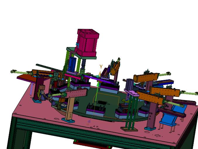 L型万能充电头内部插装机