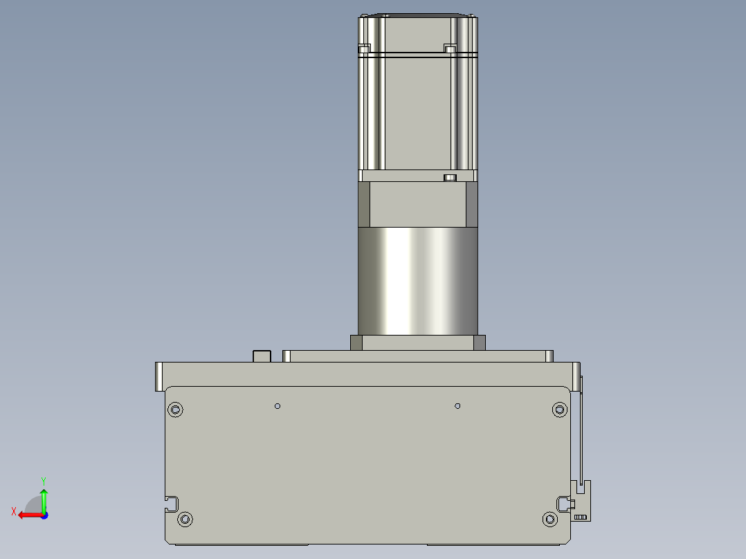 东锦齿条传动DH270G-L167-S850-BU-减速机+750W后视图