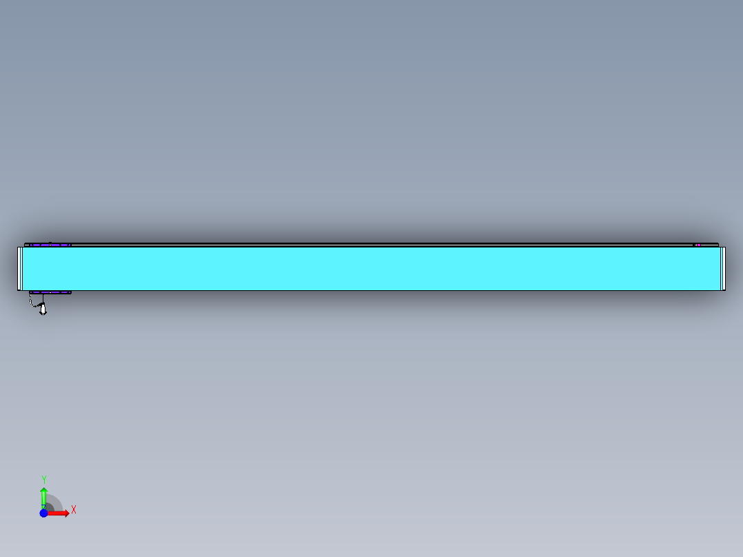 威洛博VL系列直线电机模组-VL22H3-S3250前视图