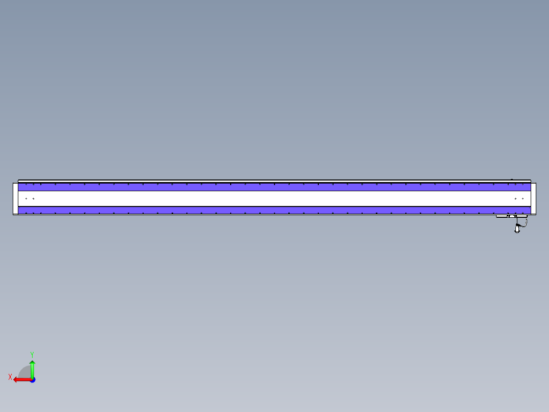 威洛博VL系列直线电机模组-VL22H3-S3250后视图