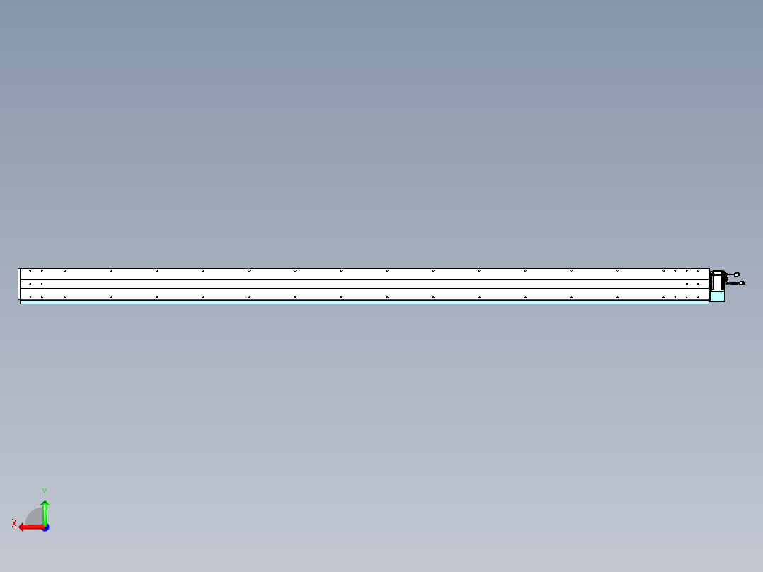 威洛博VBC同步带传动一无尘环境VBC14-L45-S2700-BLD-ZP40-C3后视图