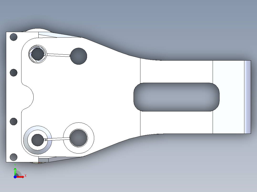 星际探测器机械手机械臂新型螺丝齿轮自中心夹头机构前视图