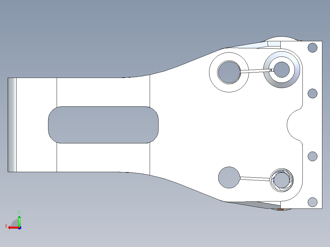 星际探测器机械手机械臂新型螺丝齿轮自中心夹头机构后视图