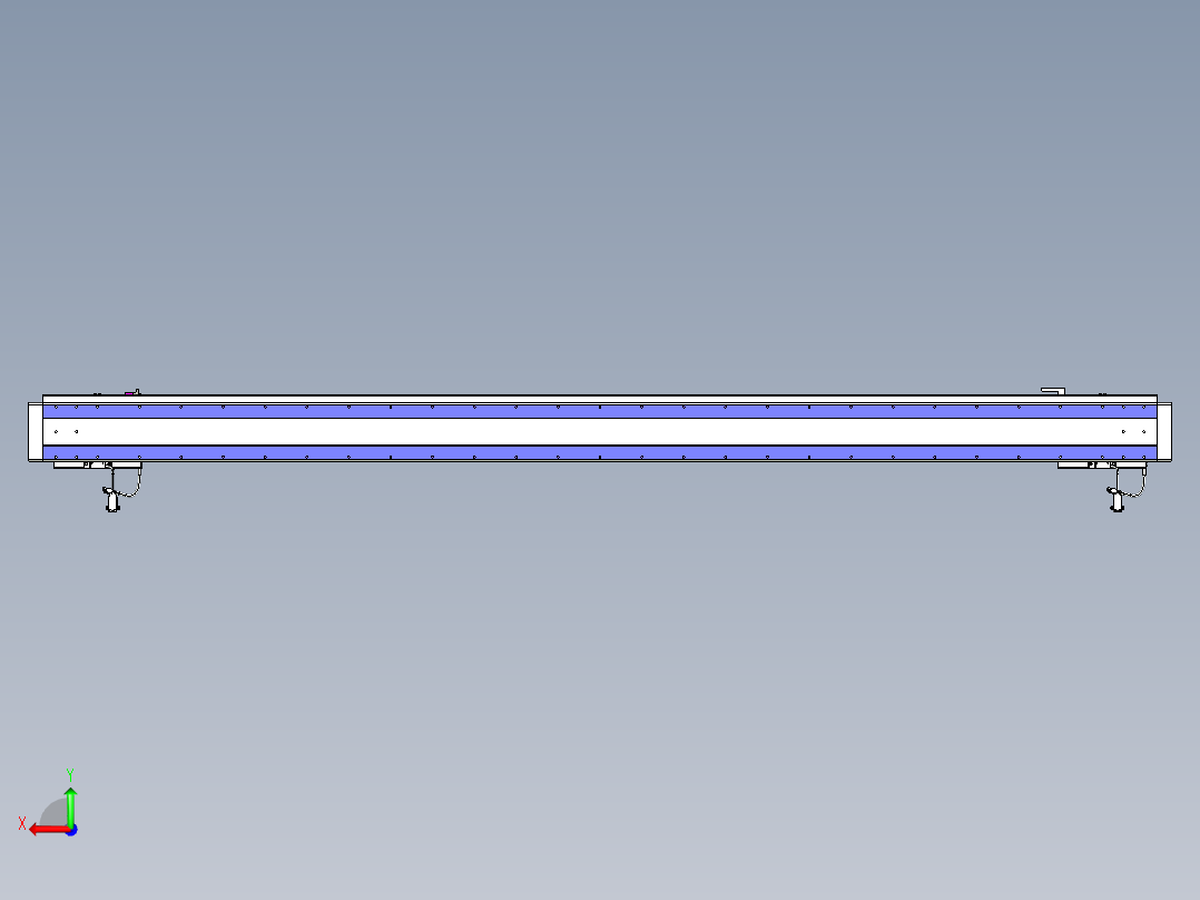 威洛博VL系列直线电机模组-2VL14S3-S2150后视图