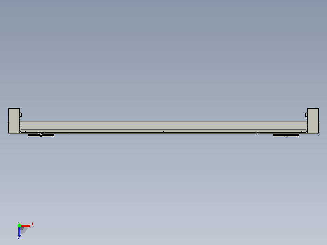威洛博双电机滑台-VBC14S2-L50-S1300-BD-P40-C6俯视图
