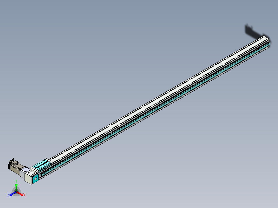 欧规系列-LB6A-L130-S2050-BR-ZP40-C3正等轴测图