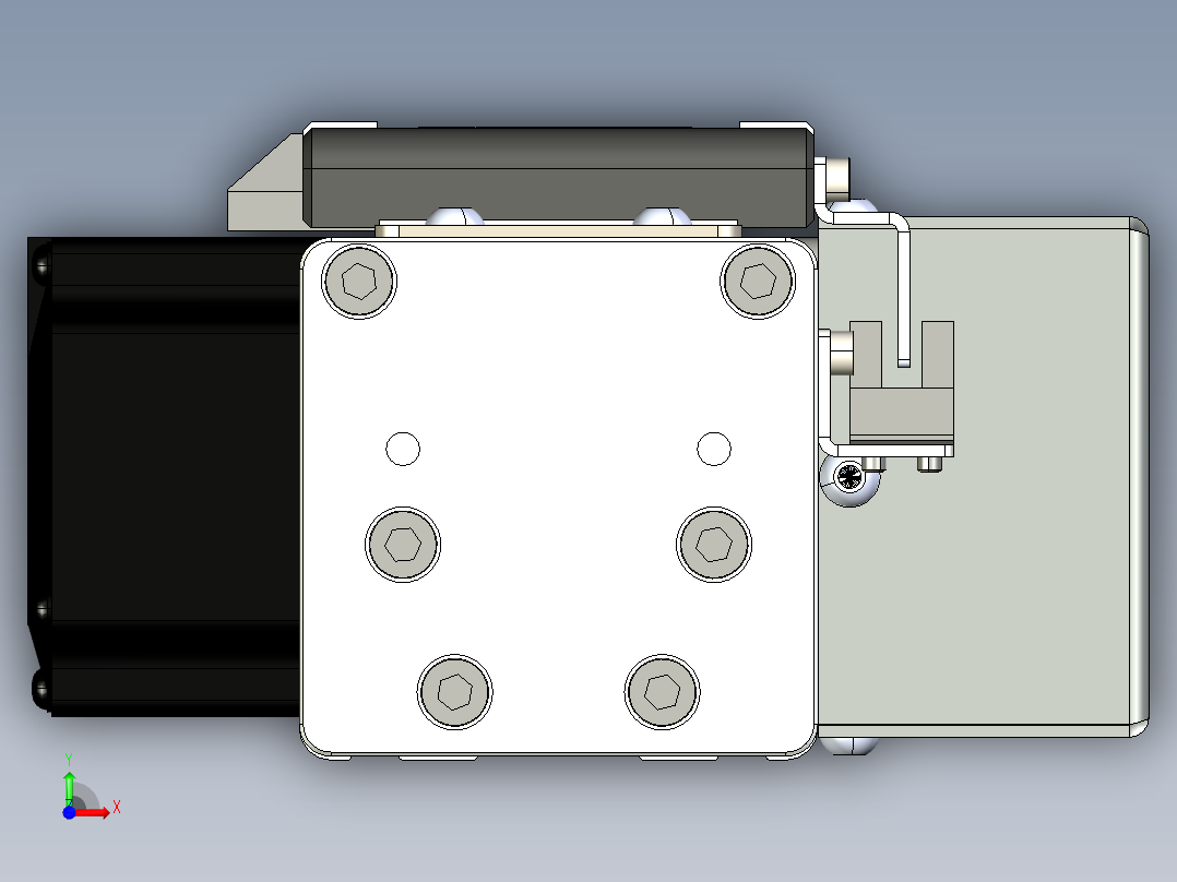 同步带滑台-欧规BC6H-L60-S2500-R-ZP40-D3前视图