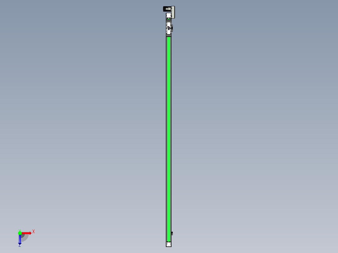 同步带滑台-欧规BC6H-L60-S2500-R-ZP40-D3俯视图