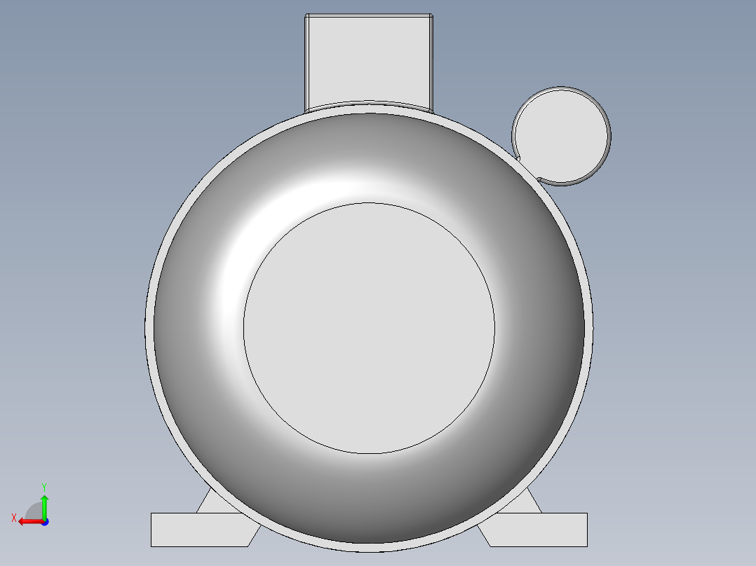 异步电机DJ_YS系列(IP44)_IMB34型_YS-90S-4后视图