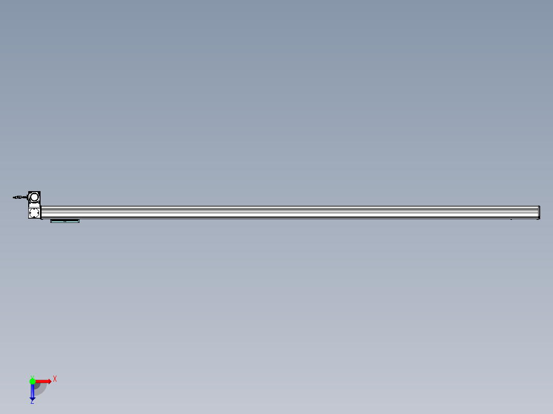 威洛博VBC同步带传动一无尘环境VBC14-L45-S2500-BLD-ZP40-C3俯视图