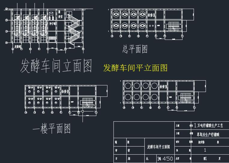 年产10000吨柠檬酸生产工艺