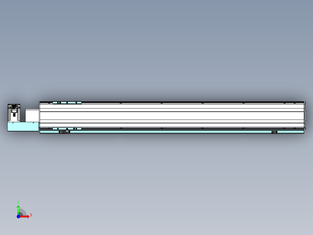 威洛博VBF同步带传动一般环境VBF14-L45-S1000-BL-ZP40-C3前视图