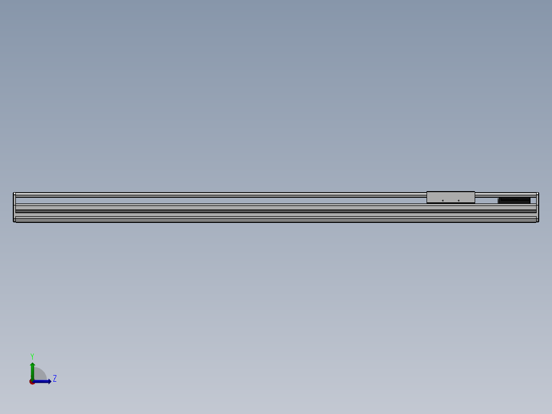 精密模组MY170-T10-1250L-M-P40B-C4-C左视图