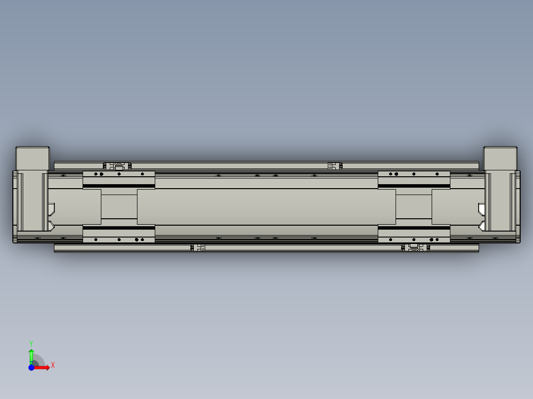 威洛博双电机滑台-VBF14S2-L50-S400-BU-P40-C6前视图