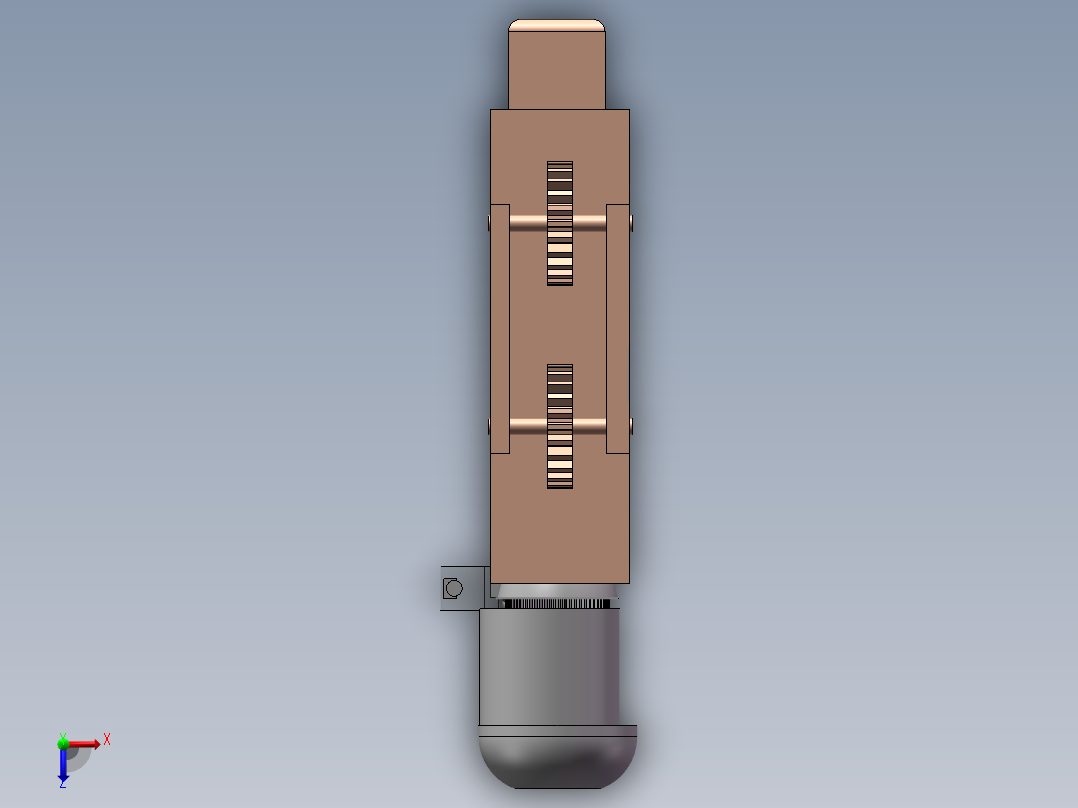 3吨电动葫芦模型设计809563==400俯视图