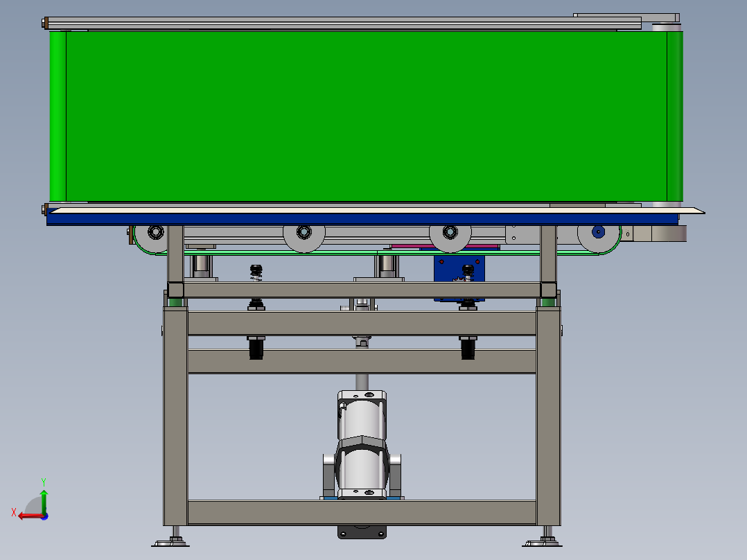 工厂用物件翻转台sw18可编辑后视图