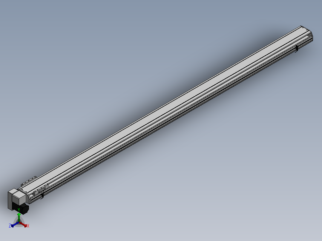 精密模组MT140-L110-2500-LD-M40-C4正等轴测图