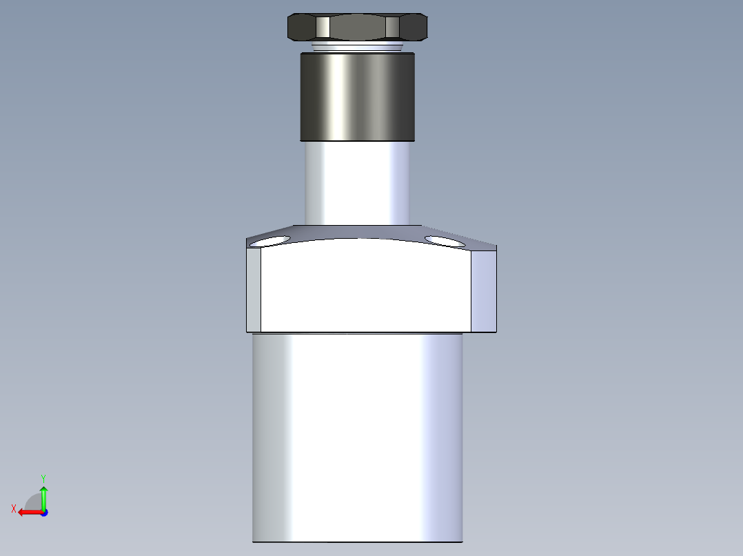 KOSMEKLHA0900-SR-Q20_R01多系列多零件图纸模型后视图