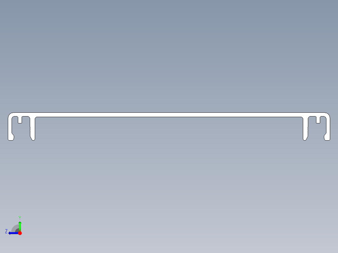 型材-KJN CABLE CONDUIT COVER 120 KJN511065.STEP右视图