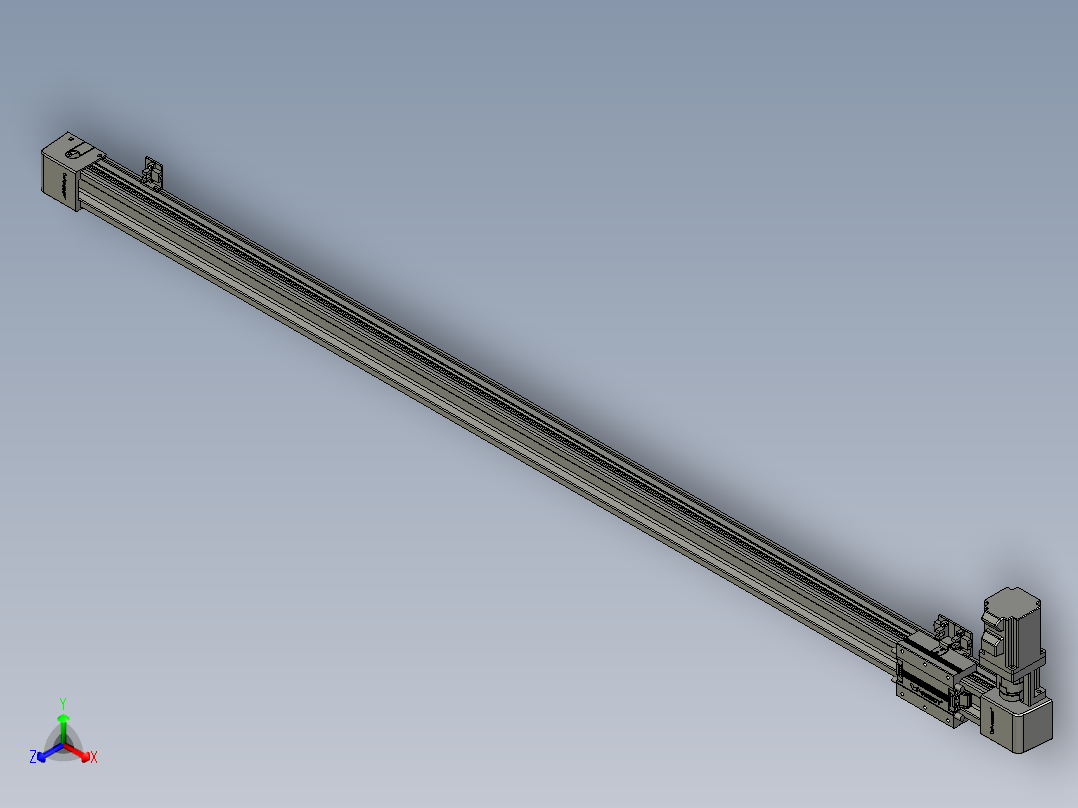 威洛博LB.GB同步带传动--欧规系列EBF5-L11-S1400-BL-P20-C4正等轴测图