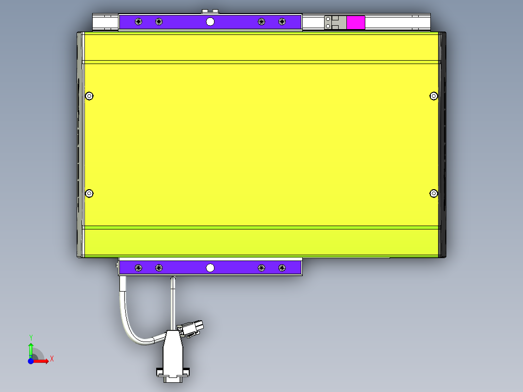 威洛博VL系列3d模型模组VL22H2Y-S100前视图