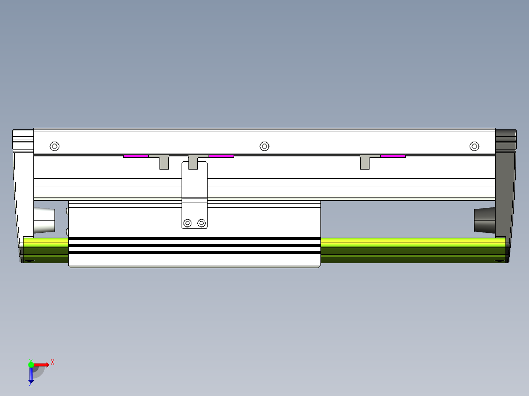 威洛博VL系列3d模型模组VL22H2Y-S100俯视图