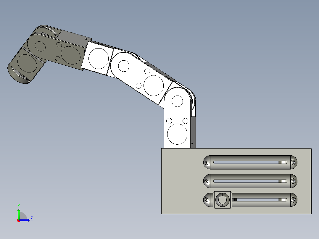 6轴机械手左视图
