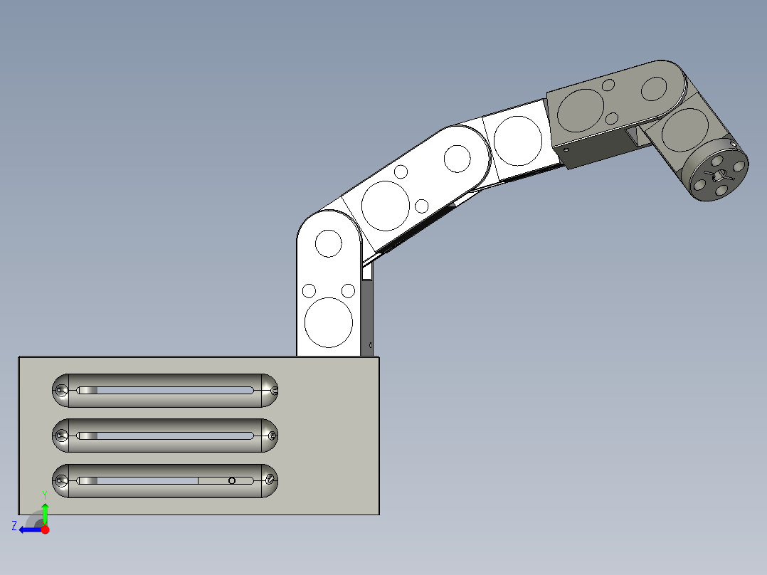 6轴机械手右视图