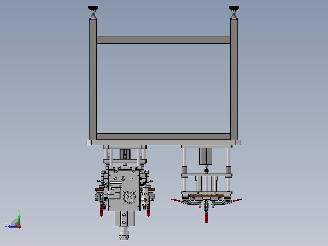 新能源锂电池极耳转接片焊接设备sw21可编辑右视图