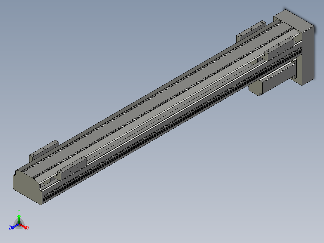 直线模组LHAT10-CA-S700-D-C3设计图纸