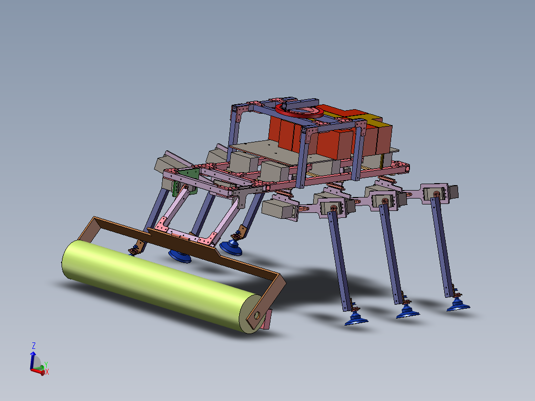 高空清洗机器人<span style='color: red'>3d</span>图纸 玻璃智能擦洗<span style='color: red'>3d</span> 幕墙清洗机器人<span style='color: red'>3d</span>机械模型