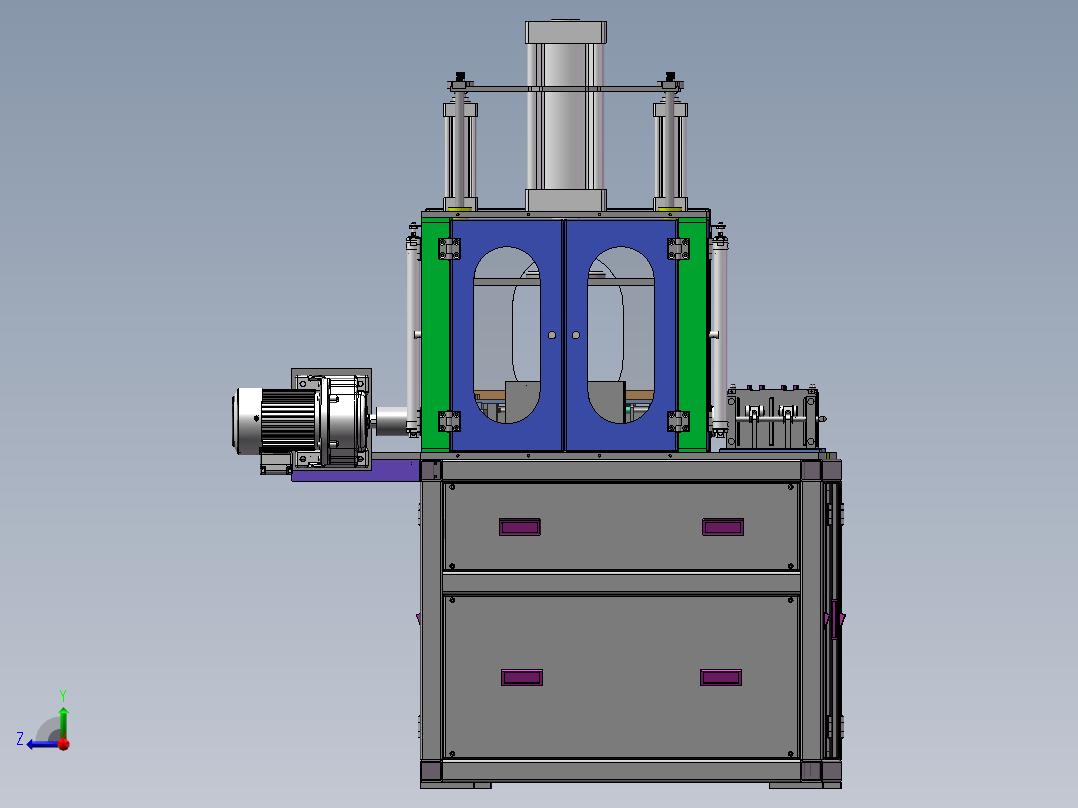 下槽组件右视图