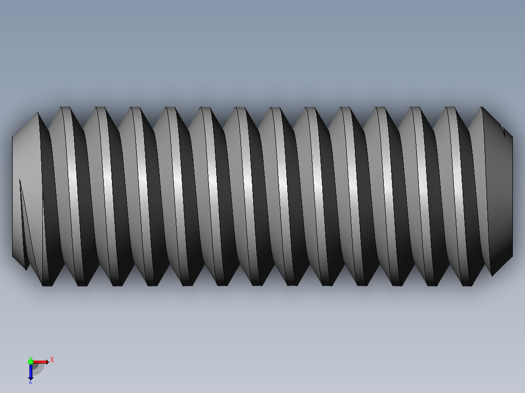 DIN 913-ISO 4026 固定螺钉-M1.8 L=5.SLDPRT俯视图