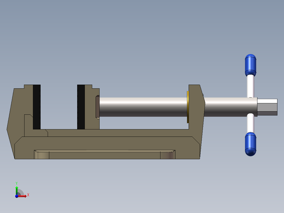 简易台钳(自顶向下设计)前视图