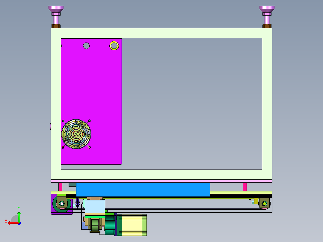 盘装锂电池缺少测量装置后视图