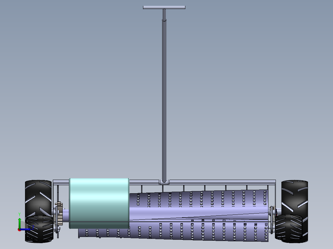 NASA的除草机左视图