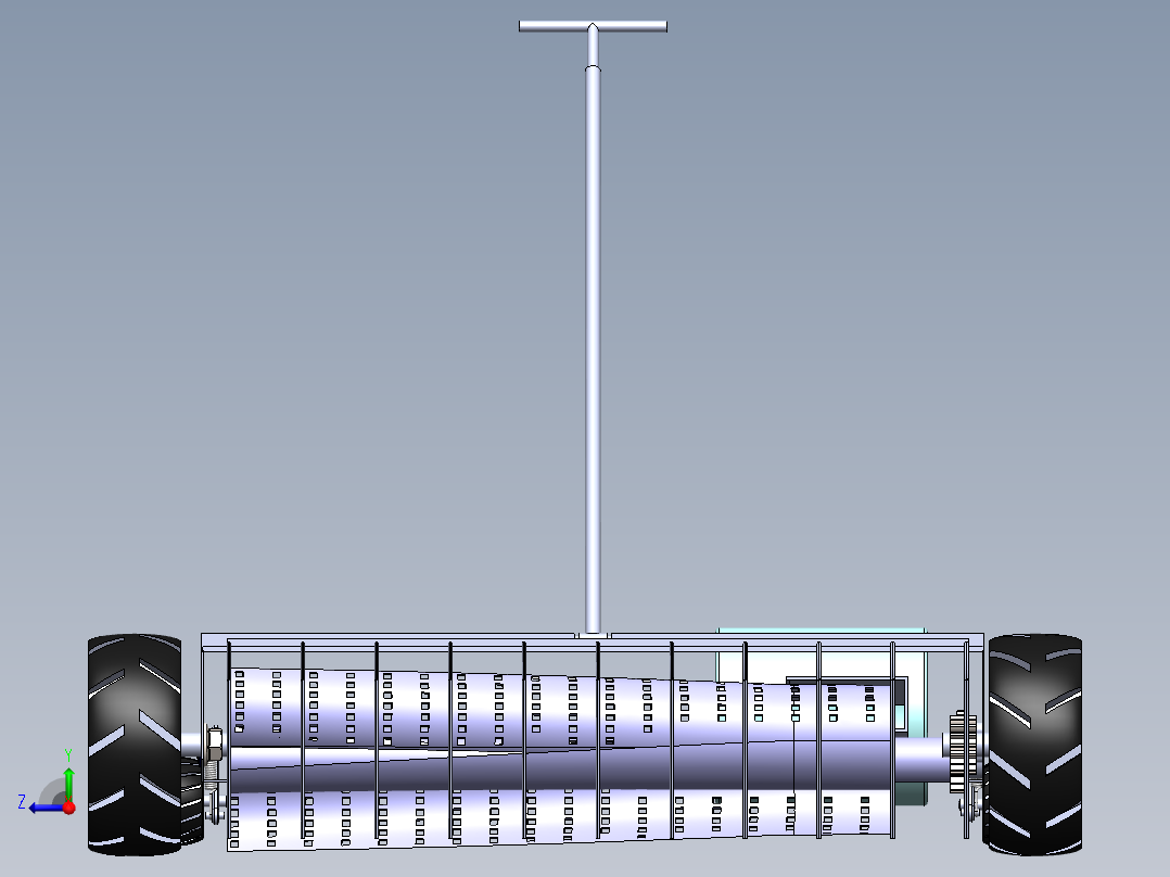 NASA的除草机右视图