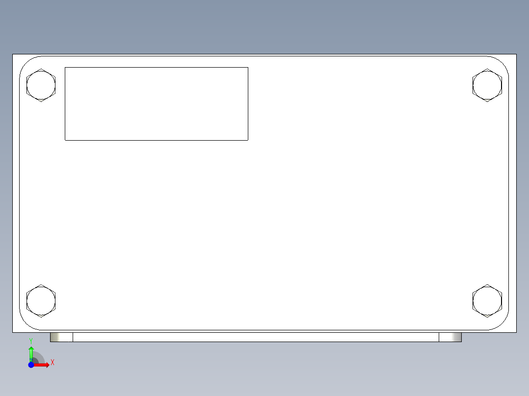 液压阀-液压单向阀系列图纸前视图