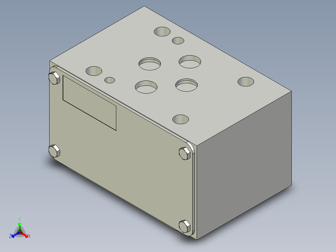 液压阀-液压单向阀系列图纸正等轴测图