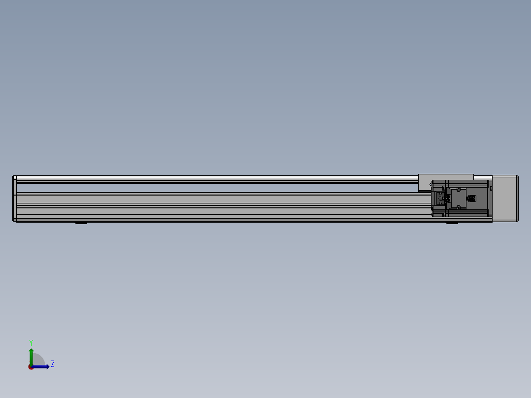 精密模组MY130-T10-600L-BR-P20B-C4-C左视图