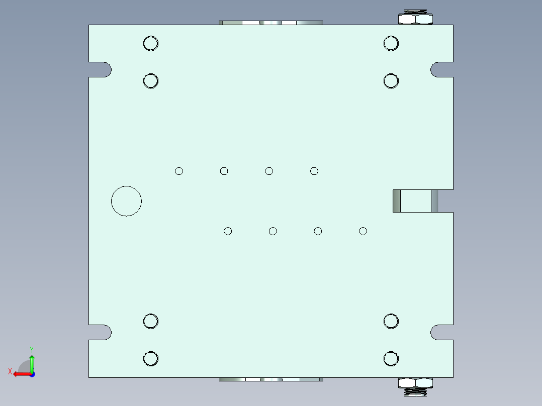 减速箱体镗床夹具含三维二维说明书后视图