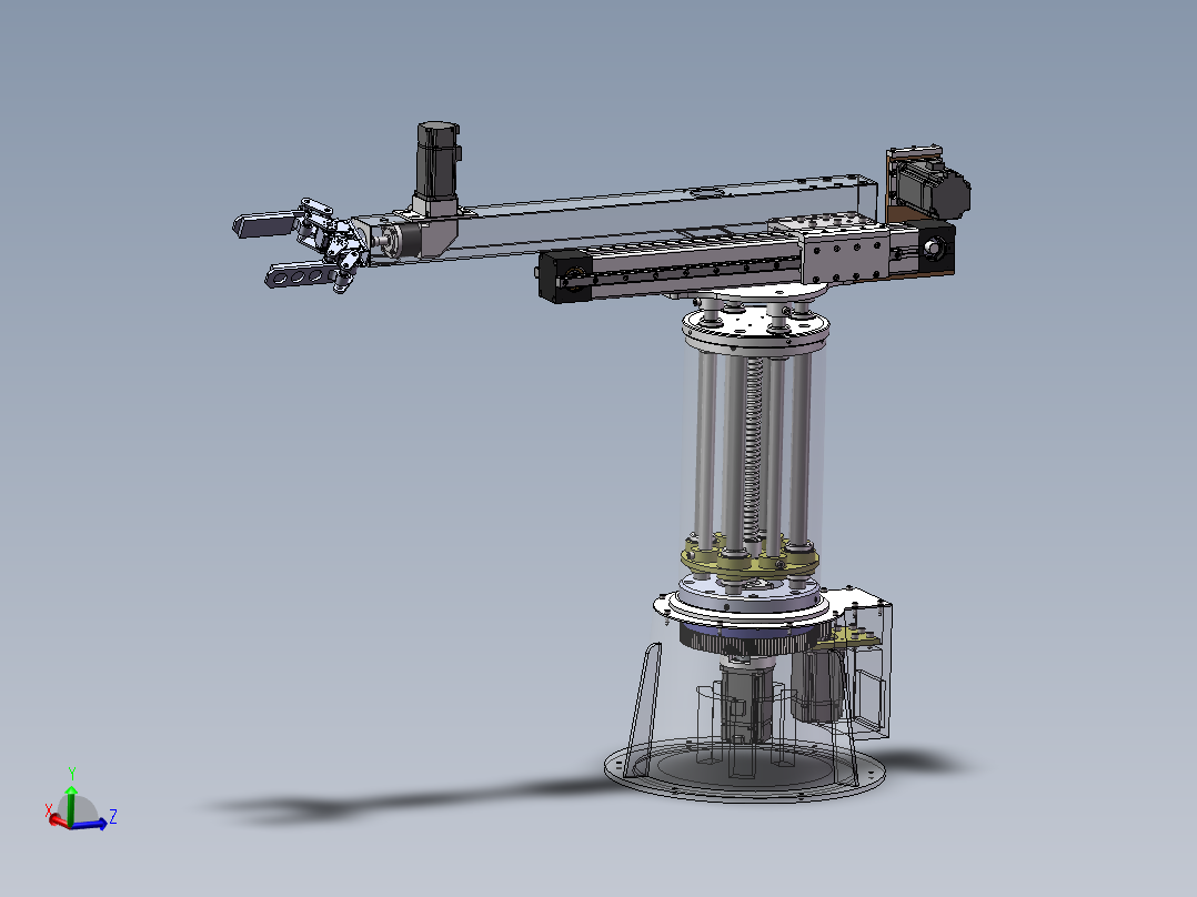 <span style='color: red'>机械手</span>三维模型