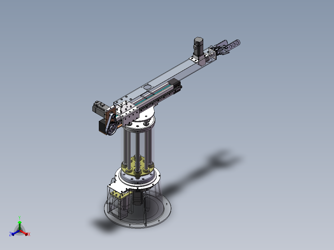 机械手三维模型正等轴测图
