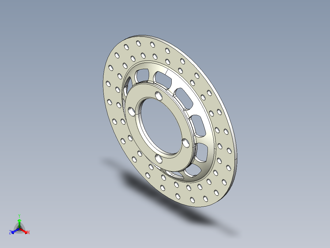 制动器 (53)正等轴测图