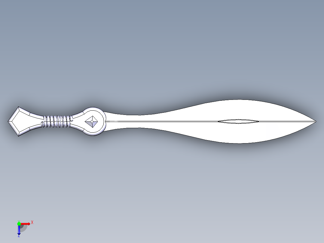 剑、宝剑(3)俯视图