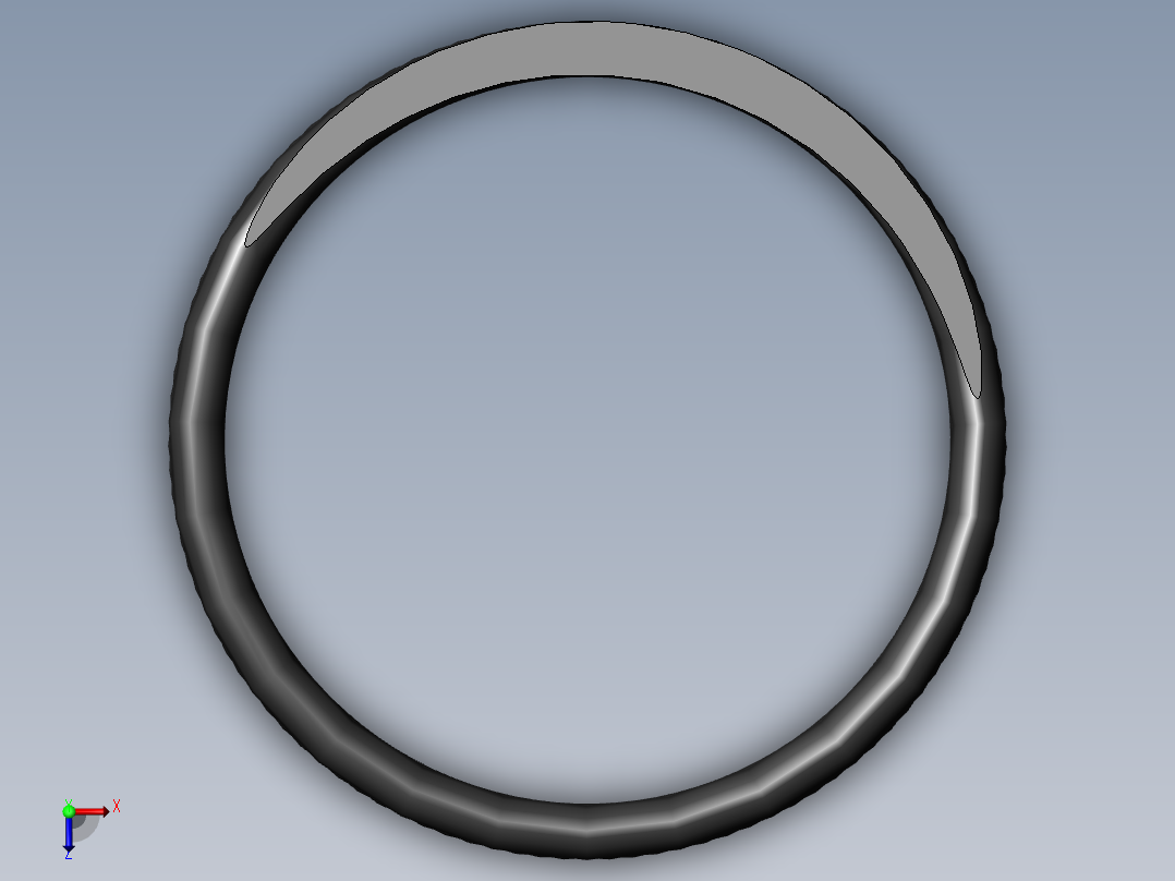 普通门锁结构模型3D图纸 Solidworks设计俯视图